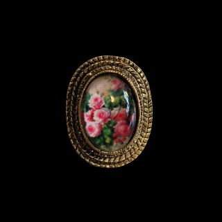 ロキエ(Lochie)の୨୧ Vintage rétro Flower Art Ring(リング(指輪))