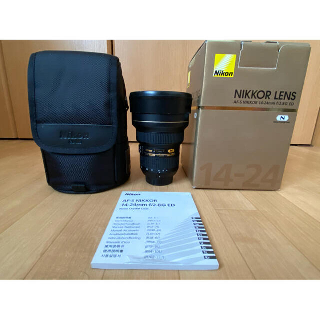 Nikon(ニコン)の【値下しました】AF-S NIKKOR 14-24mm f2.8/G ED スマホ/家電/カメラのカメラ(レンズ(ズーム))の商品写真