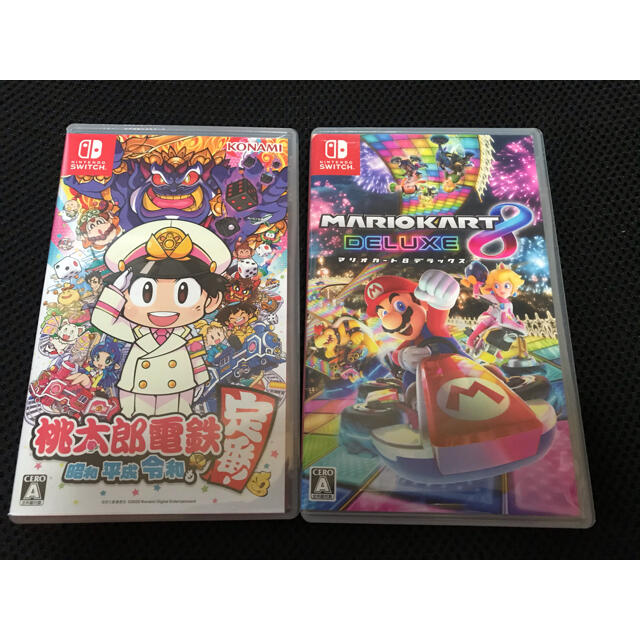Nintendo Switch - Switch 桃太郎電鉄とマリオカート8デラックスのセット