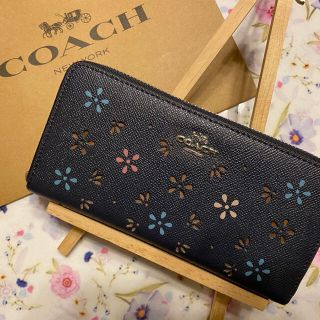 COACH コーチ 長財布　星柄　F3116