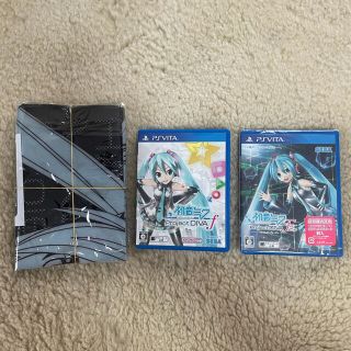 プレイステーションヴィータ(PlayStation Vita)の【葛巻様専用】初音ミク -プロジェクト ディーヴァ- f、f2セット(携帯用ゲームソフト)