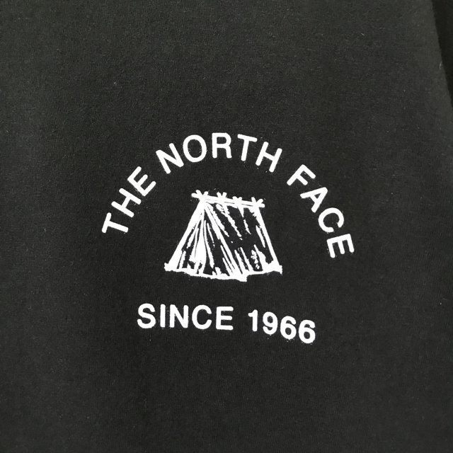 THE NORTH FACE(ザノースフェイス)のほっこり系 ☆ 新品 ノースフェイス キャンプ Tシャツ 黒 XL LL メンズのトップス(Tシャツ/カットソー(半袖/袖なし))の商品写真