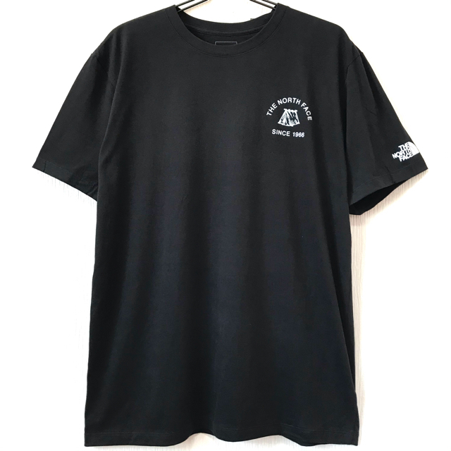 THE NORTH FACE(ザノースフェイス)のほっこり系 ☆ 新品 ノースフェイス キャンプ Tシャツ 黒 XL LL メンズのトップス(Tシャツ/カットソー(半袖/袖なし))の商品写真