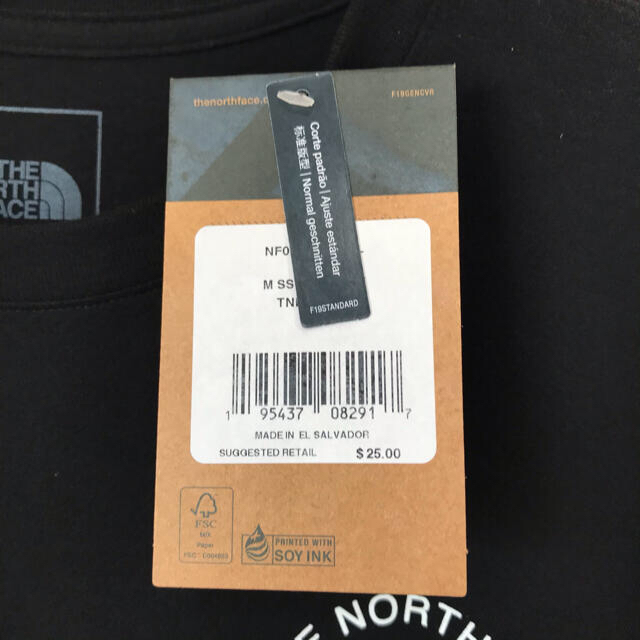 THE NORTH FACE(ザノースフェイス)のほっこり系 ☆ 新品 ノースフェイス キャンプ Tシャツ 黒 XL LL メンズのトップス(Tシャツ/カットソー(半袖/袖なし))の商品写真