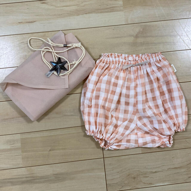 ◆新品未使用◆ MARLMARL  ブルマ ◆ daisy pink キッズ/ベビー/マタニティのベビー服(~85cm)(パンツ)の商品写真