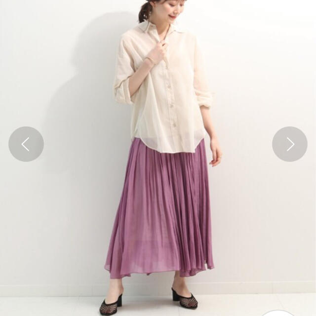 Noble シースルーギャザースカートの通販 by ぱる's shop|ノーブルならラクマ - Noble 在庫国産