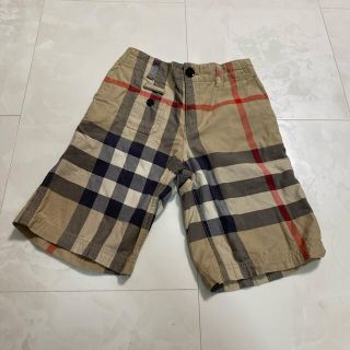 バーバリー(BURBERRY)のバーバリー   ハーフパンツチェック柄　8Y128(パンツ/スパッツ)