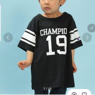 フリークスストア(FREAK'S STORE)の【ちゃりぼ様専用】【新品】Champion  KIDS FOOTBALL TEE(Tシャツ/カットソー)