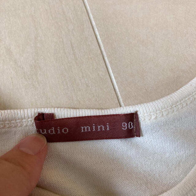 STUDIO MINI(スタジオミニ)のスタジオミニ　Tシャツ　90 キッズ/ベビー/マタニティのキッズ服女の子用(90cm~)(Tシャツ/カットソー)の商品写真