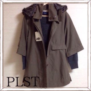 セオリー(Theory)のPLST ファーフード付コート(モッズコート)