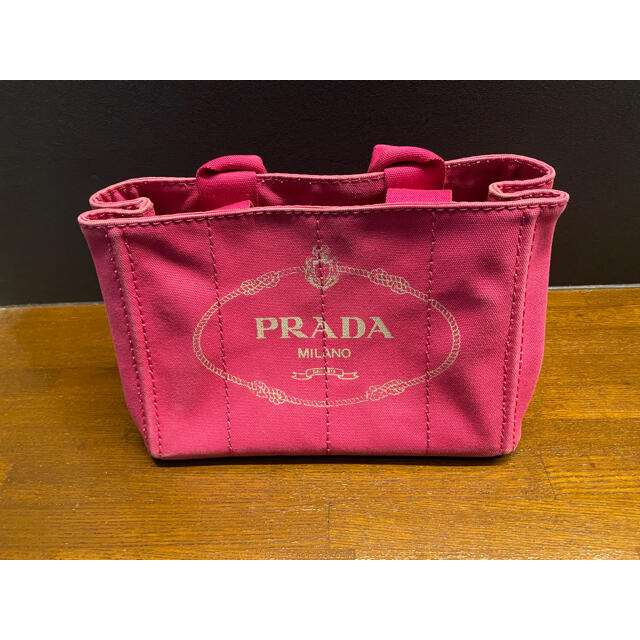 PRADA(プラダ) バッグ カナパ ピンク(RED) 1