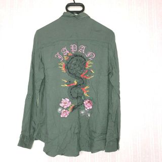 エイチアンドエム(H&M)のH&M  レーヨンシャツ(シャツ/ブラウス(長袖/七分))