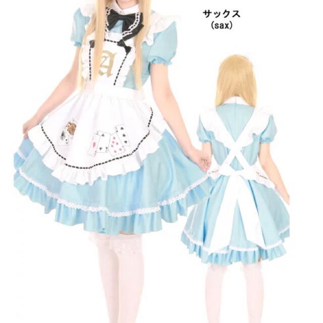 BODYLINE(ボディライン)の不思議の国のアリス　ワンピース　ハロウィンコスプレ　ゴスロリ　新品未使用タグ付き エンタメ/ホビーのコスプレ(衣装)の商品写真