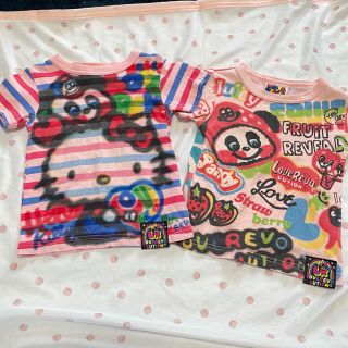 ラブレボリューション(LOVE REVOLUTION)のTシャツ2枚セット　90 女の子　ラブレボリューション(Tシャツ/カットソー)