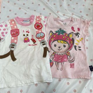 ミキハウス(mikihouse)のTシャツ2枚セット　90 ミキハウス(Tシャツ/カットソー)