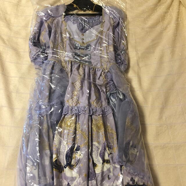 Angelic Pretty(アンジェリックプリティー)のCrystal Dream  Carnival Dress ラベンダーセット レディースのフォーマル/ドレス(ミディアムドレス)の商品写真