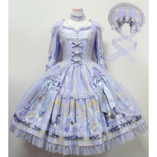 アンジェリックプリティー(Angelic Pretty)のCrystal Dream  Carnival Dress ラベンダーセット(ミディアムドレス)