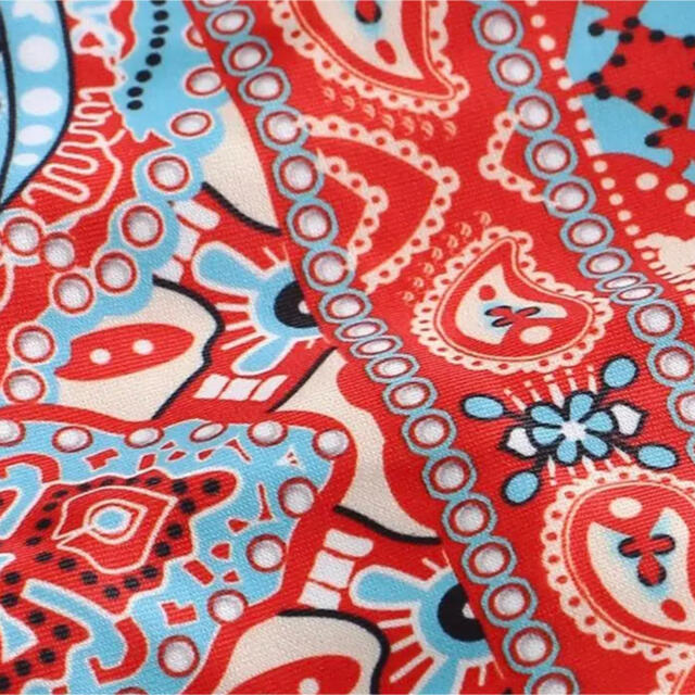 ブラジリアン ビキニ バンドゥー ネイティブ ボヘミアレッド レディースの水着/浴衣(水着)の商品写真