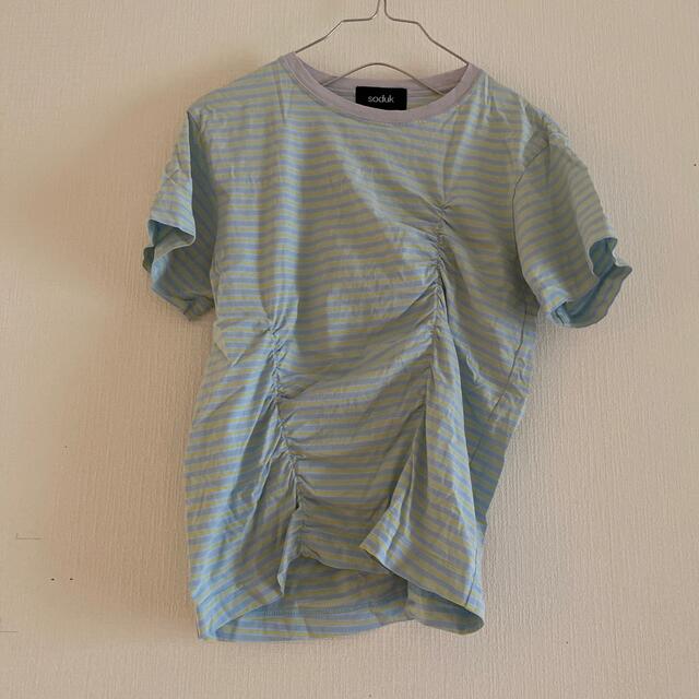 Maison Martin Margiela(マルタンマルジェラ)のsodukスドーク2020ss 変形Tシャツ 美品 レディースのトップス(Tシャツ(半袖/袖なし))の商品写真