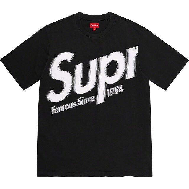 Supreme(シュプリーム)のシュプリーム インターシャ スペルアウト トップ Tシャツ L 黒 メンズのトップス(Tシャツ/カットソー(半袖/袖なし))の商品写真