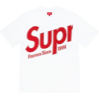 シュプリーム(Supreme)のシュプリーム インターシャ スペルアウト トップ Tシャツ L 白(Tシャツ/カットソー(半袖/袖なし))