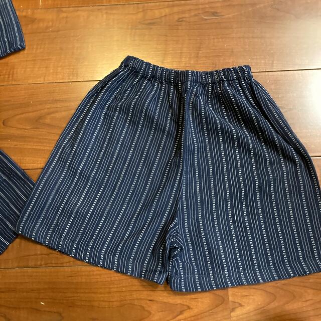 甚平　130    キッズ/ベビー/マタニティのキッズ服男の子用(90cm~)(甚平/浴衣)の商品写真