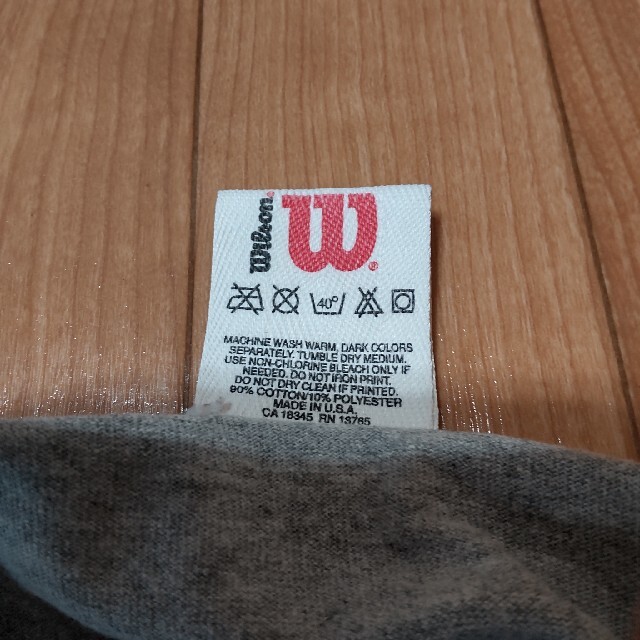 wilson(ウィルソン)のWilson　ウィルソン　Tシャツ　プリント　USA製　Mサイズ　メンズ　輸入品 メンズのトップス(Tシャツ/カットソー(半袖/袖なし))の商品写真