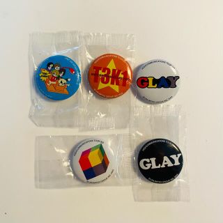 GLAY TOUR 2003 会場限定ガチャガチャ バッジ5個(ミュージシャン)