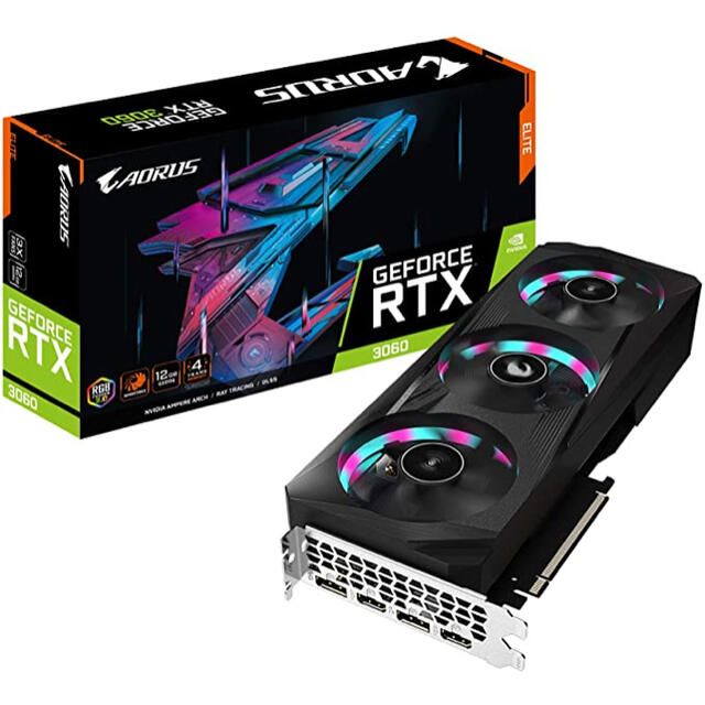 GIGABYTE AORUS GeForce RTX 3060 グラボ