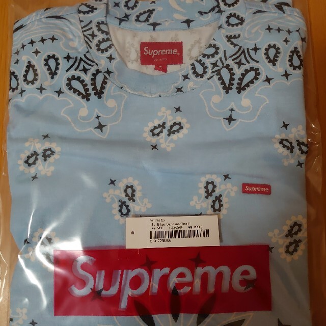 Supreme(シュプリーム)のsupreme bandana small box logo tee メンズのトップス(Tシャツ/カットソー(半袖/袖なし))の商品写真