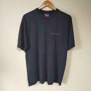 チャンピオン(Champion)のChampion　チャンピオン　刺繍ロゴ　Tシャツ　Mサイズ　輸入　古着　メンズ(Tシャツ/カットソー(半袖/袖なし))