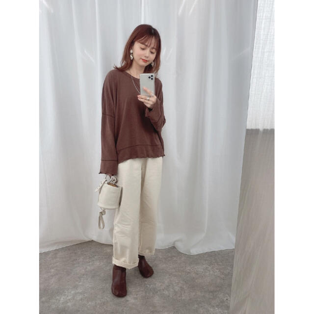 TODAYFUL(トゥデイフル)の【agawd】Mellow loose Cutsew レディースのトップス(カットソー(長袖/七分))の商品写真