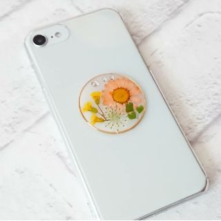 iPhone７/８、iPhoneSE第２世代★押し花ケース(iPhoneケース)