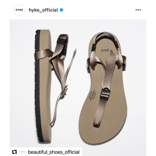 即納】 ビューティフルシューズ ☆【新品】HYKE 2021 23.5㌢ ブラウン