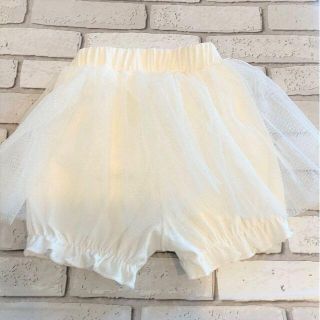 新品！ベビー☆インナーパンツ付きチュールスカート♪　９０ｃｍ(スカート)