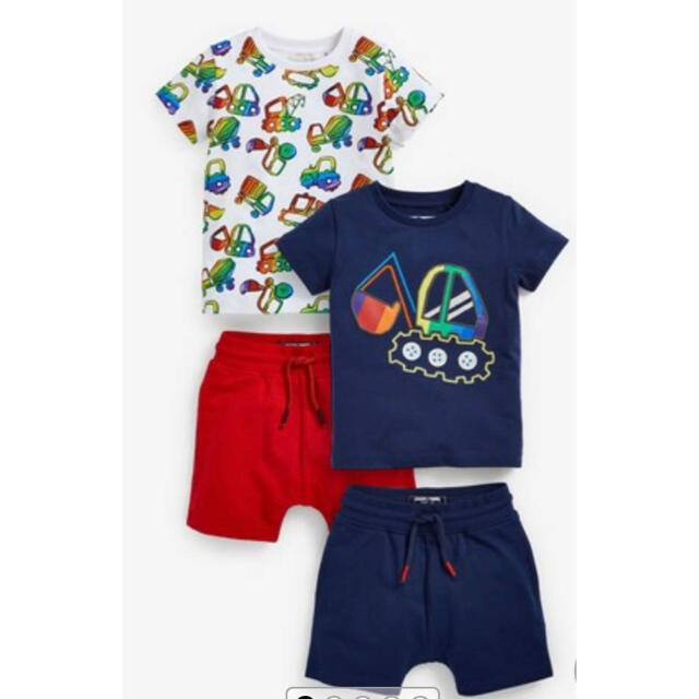 NEXT(ネクスト)のNEXT 新品未開封　２組セット キッズ/ベビー/マタニティのキッズ服男の子用(90cm~)(Tシャツ/カットソー)の商品写真