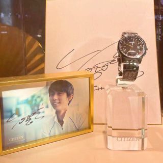 シチズン(CITIZEN)のCITIZEN羽生結弦シチズンコラボ腕時計赤璧マグネット公式カレンダー セット (スポーツ選手)