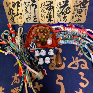 百人一首木札おかめとひょこっ5個セットです♪の通販 by dae561's shop