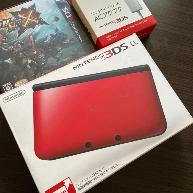 Nintendo 3DS  LL 本体 レッド/ブラック