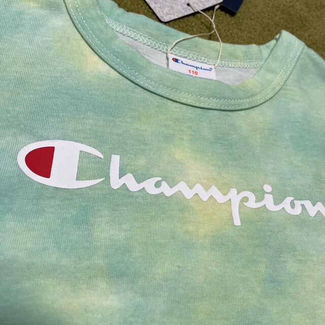 Champion(チャンピオン)の新品　110 ブリーズ✖︎championワンピ キッズ/ベビー/マタニティのキッズ服女の子用(90cm~)(ワンピース)の商品写真