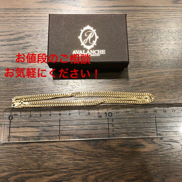 【定価10万】10K イエローゴールド ネックレス 幅2.75mm 60cm