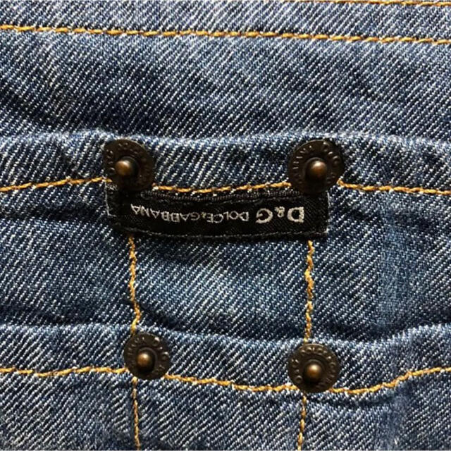 DOLCE&GABBANA(ドルチェアンドガッバーナ)のsize26/40◆匿名配送☆D&G◆ドルガバ デニム サロペット インディゴ レディースのパンツ(サロペット/オーバーオール)の商品写真