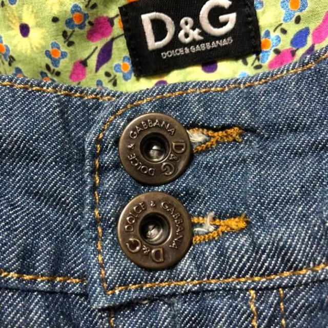 DOLCE&GABBANA(ドルチェアンドガッバーナ)のsize26/40◆匿名配送☆D&G◆ドルガバ デニム サロペット インディゴ レディースのパンツ(サロペット/オーバーオール)の商品写真