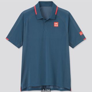 ユニクロ(UNIQLO)のユニクロ RFドライEXポロシャツ 21FRA Mサイズ ロジャーフェデラー(ウェア)