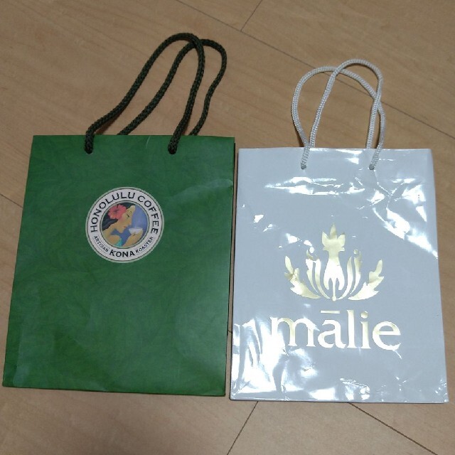 マリエ ホノルルコーヒー 紙袋 レディースのバッグ(ショップ袋)の商品写真