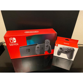 Nintendo Switch Joy-Con(L)/(R) グレー　(家庭用ゲーム機本体)