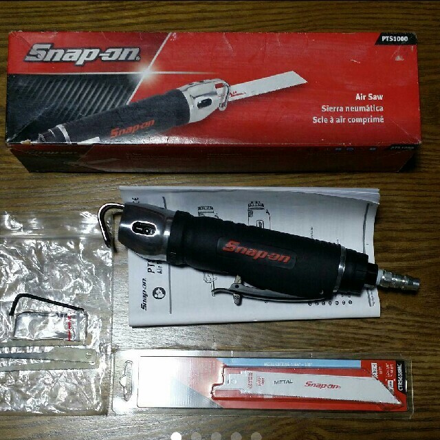 スナップオン デュアルエアソー PTS1000 美品 刃5枚付きの通販 by