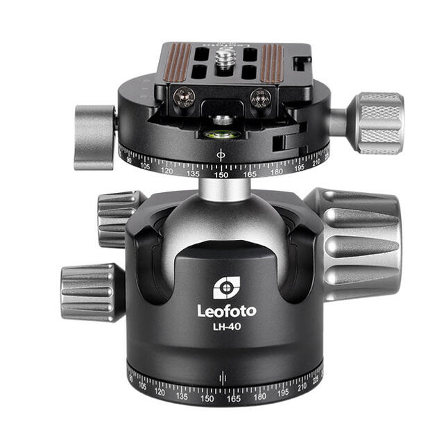 新品】Leofoto自由雲台 LH-40R+QP-70プレートアルカスイス互換 品質