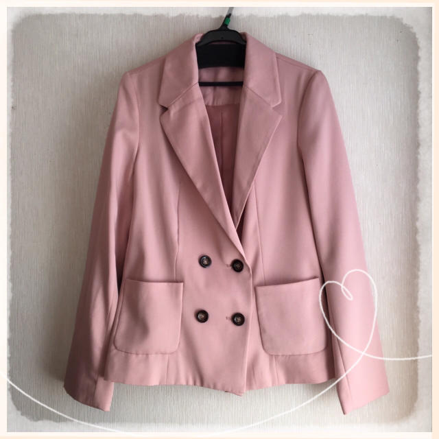 dazzlin(ダズリン)の【dazzlin】ピンク♡ジャケット レディースのジャケット/アウター(テーラードジャケット)の商品写真