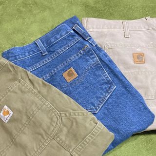 カーハート(carhartt)の激安セット【ビックサイズ 】ビンテージcarhartt カーハート 極太 3本(デニム/ジーンズ)